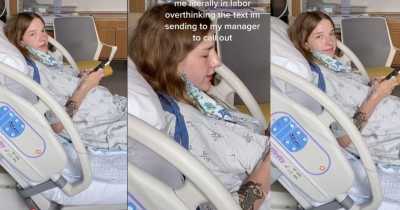 Woman In Labor Trying To Explain Why She Is Not Coming To Work Says It All