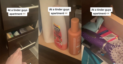 Tinder Cheater In Trouble: Date Spills Beans After Seeing Gf's Stuff In Apartment.
