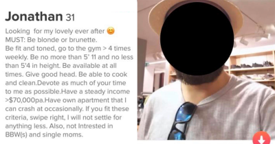 Entitled Tinder Bios That Are Excruciatingly Cringey