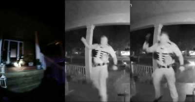 Family Left Traumatized After Doorbell Catches Police Officer Repeatedly Kicking Dog