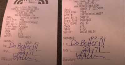 Woman Refuses To Tip And Tells Waitress To &lsquo;Do Better&rsquo;, Sparking Fierce Debate