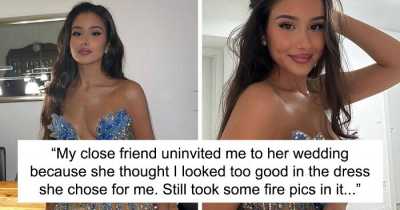 Woman Says She Was Uninvited From Her Friend's Wedding Because She Rocked The Dress Chosen By Bride Herself