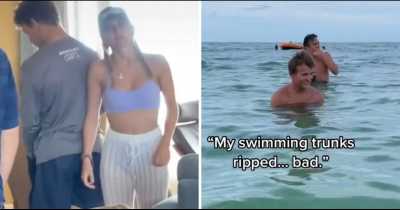 Internet Divided With Opinion Over This Woman's Prank On Brother With Dissolving Swimming Trunks