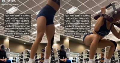 Woman's Gives A Shoutout To A Man And Thanks Him For Not Staring At Her As She Worked Out At The Gym