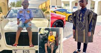 Young Rich Kid Owned Mansion Aged Just Six And Has His Own Fleet Of Supercars