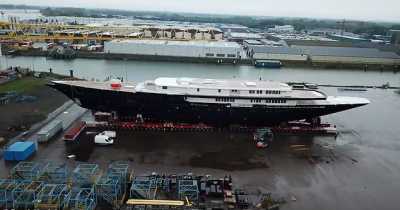 Dutch Residents Plan To Throw Rotten Eggs At Jeff Bezos' Superyacht As Historic Bridge Dismantled
