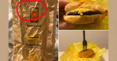 Woman Finds Perfectly Preserved McDonald's Cheeseburger In Wardrobe Five Years After Buying It