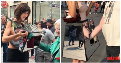 Model Invites Strangers To Touch Her In Public, Gets Arrested