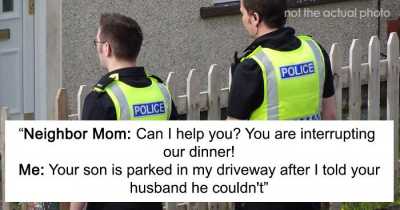 Entitled Neighbor Who Keeps On Parking His Car In This Woman's Driveway Learns Lesson The Hard Way