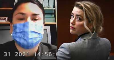 LAPD Officer Testifies In Court That She Saw No 'Signs Of Injury' On Amber Heard