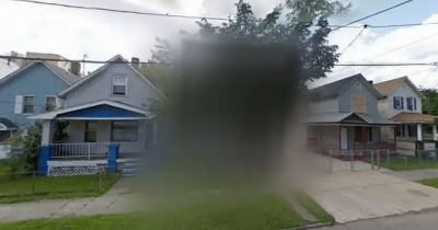 Google Maps Blurred Out This House On An Ordinary Street For A Very Chilling Reason