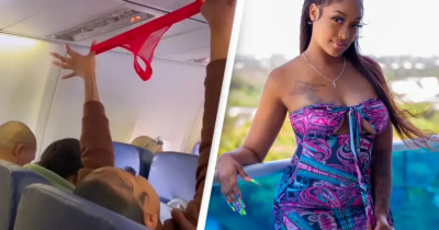 Model Called &lsquo;Out Of Control&rsquo; For Fanning Thong In Air During Flight: &lsquo;Zero Respect&rsquo;