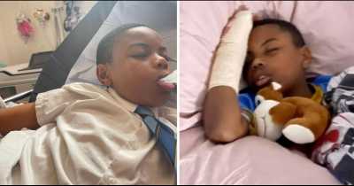 Thousands Of Dollars Raised For An 11-Year Old Boy Who Lost His Finger In A Freak Accident While Fleeing School Bullies