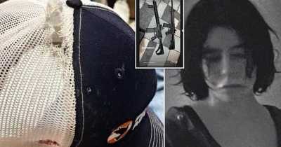 Bullet-Grazed Hat Worn By Hero Agent During Shootout With Texas School Shooter