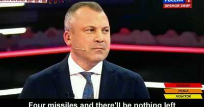 Russian State Media Claims Four Missiles Will Be Enough To Destroy The Entire US