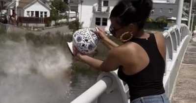 Texas Woman Arrested For Throwing Her BF's Mother's Ashes Into River