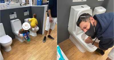 Parents Left Mortified After Boy, 4 Poops In B&Q Display Toilet