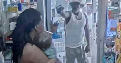 Dad Holding Sleeping Baby In Hands Fights Off Gunman On Father's Day