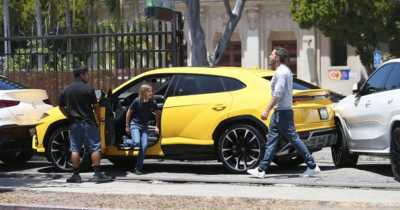 Ben Affleck's 10-Year-Old Son Takes Wheel of Lamborghini and Hits Car