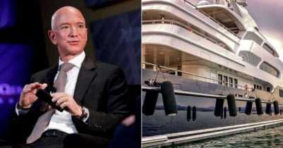 Jeff Bezos&rsquo; Yacht Stranded After Dutch Locals Threaten To Throw Rotten Eggs Over Row Of Decks