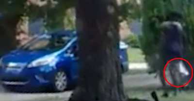 Amazon Delivery Driver Caught On Camera Stealing Package From The Porch