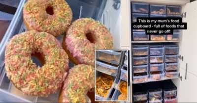 Mom Keeps Cupboard Full Of McDonald's And Pizza For Years To Prove It 'Never Goes Off'