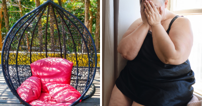 420ish Lbs Sister-In-Law Destroys Beloved Garden Swing After Being Asked Not To Sit In It Because Of Its Weight Limit