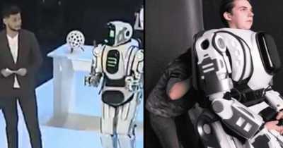 'High-Tech AI' Robot In Russia Turns Out To Be Human In Costume