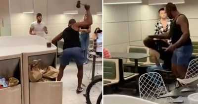 Maniac Wrecks Havoc With Axe In NYC McDonald's