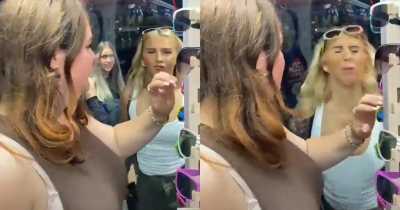 Woman Left In Hysterics After Seeing 'Drunk' Friend Walking Into Glass Window Without Realising