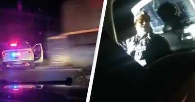 Colorado Police Leaves Car With Woman Handcuffed Moments Before It Is Hit By Train
