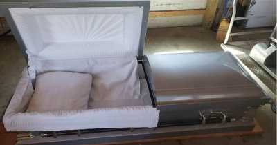 Woman Giving Away Coffin After 'Husband Lives Longer Than She'd Hoped'