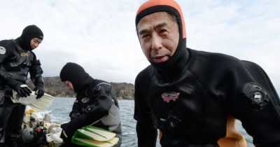 Husband Goes Diving Every Week To Search For His Wife's Body After Japan's 2011 Tsunami