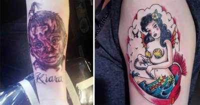 Absolutely Awful Tattoos That People May Come to Regret