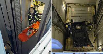 Driver Plunges Smart Car 35ft Down Lift Shaft After Mistaking It For A Parking Spot