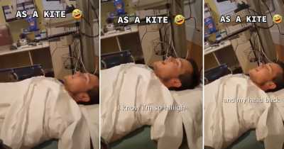 Guy High On Anesthesia Only Has One Thing on His Mind