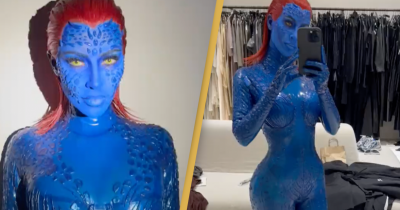 Kim Kardashian Drops Jaws In &lsquo;X-Men&rsquo; Inspired Halloween Costume