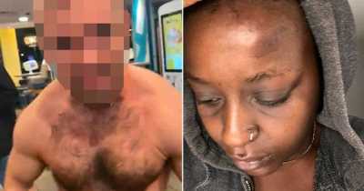 Thug Takes Shirt Off In McDonald's As He Launches Tirade Of Racist Abuse At Customer