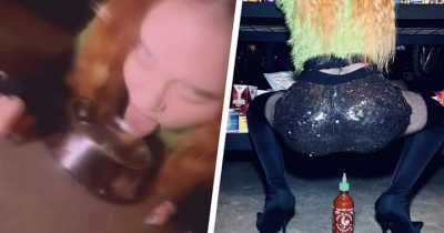 Madonna Licks Dog Bowl And Squats Over Siracha Sauce In Embarrassing New Video