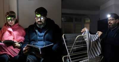 Dad Makes Family Wear Head Torches And Only Turns Heating On Once A Week