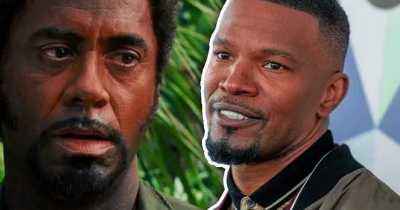 Jamie Foxx Defends Robert Downey Jr. Doing Blackface in Tropic Thunder, Says Fans Pick On Actors Because It's Easy