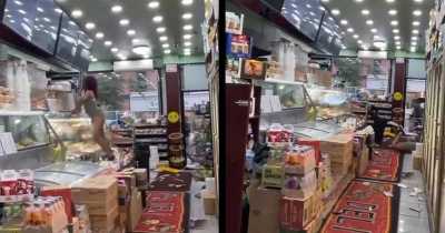 Crazy Woman Trashing Store Gets a Hilarious Dose of Instant Karma