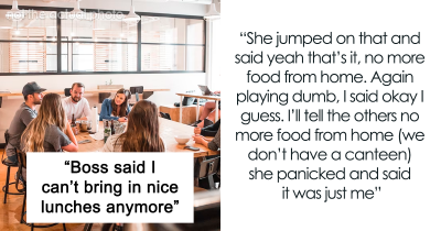 Jealous Boss Tells Employee He's No Longer Allowed To Bring In 'Elaborate Lunches'