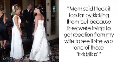 Groom Throws All The Female Guests Out Of The Wedding After They All Wear White As A Prank