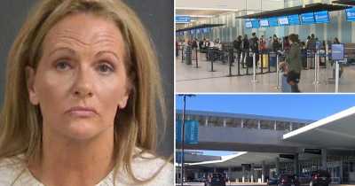Woman Attacks Husband At Airport After Finding Indecent Pictures On His Phone