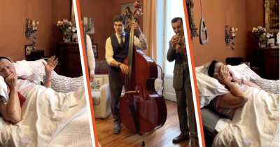 94-Year-Old Grandma&rsquo;s Favorite Band Sings At Her Bedside Since She Can No Longer Attend Their Concerts
