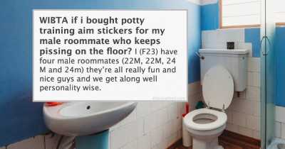 Woman, 23, Planning To Buy Potty Training Aim Stickers For Her Male Roommate, 24, Who Keeps Pissing On The Floor