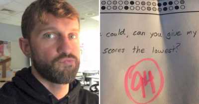 Teacher Shares Student's Generous Offer To Give Test Points To Classmate With Lowest Score