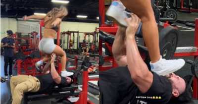Bodybuilder Gets 10 Face Stitches After Gym Stunt Goes Terribly Wrong