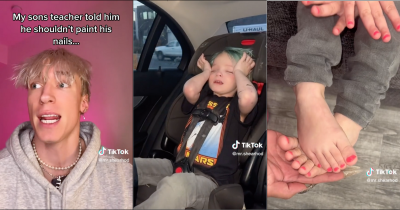 Dad Gets 3-Year-Old Son's Nails Done After Teacher Said It's 'Only For Girls'